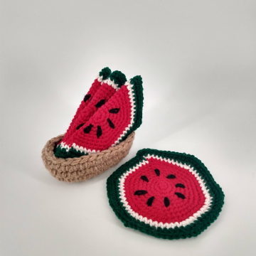 Watermelon Coaster Set