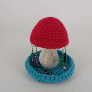 Mushroom Jewelry Holder